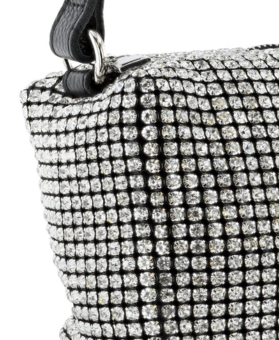 Rhinestone & Leather Evening Bag image 2