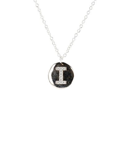 Initial Necklace w/ CZ image 9