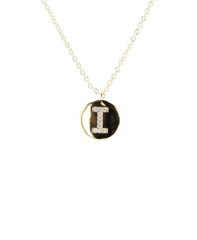 Initial Necklace w/ CZ image 9