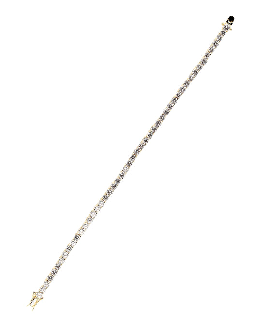 Men's Tennis Bracelet w/ 4mm Cubic Zirconia view 