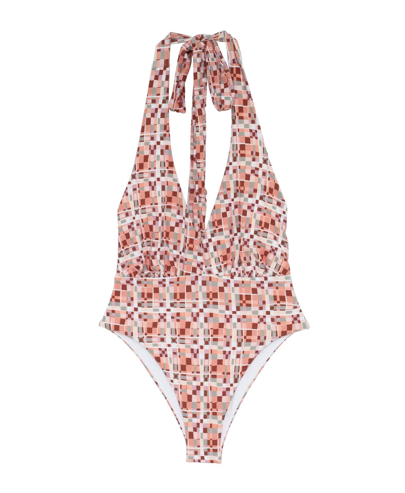 Geo Print One Piece Swimsuit view 1