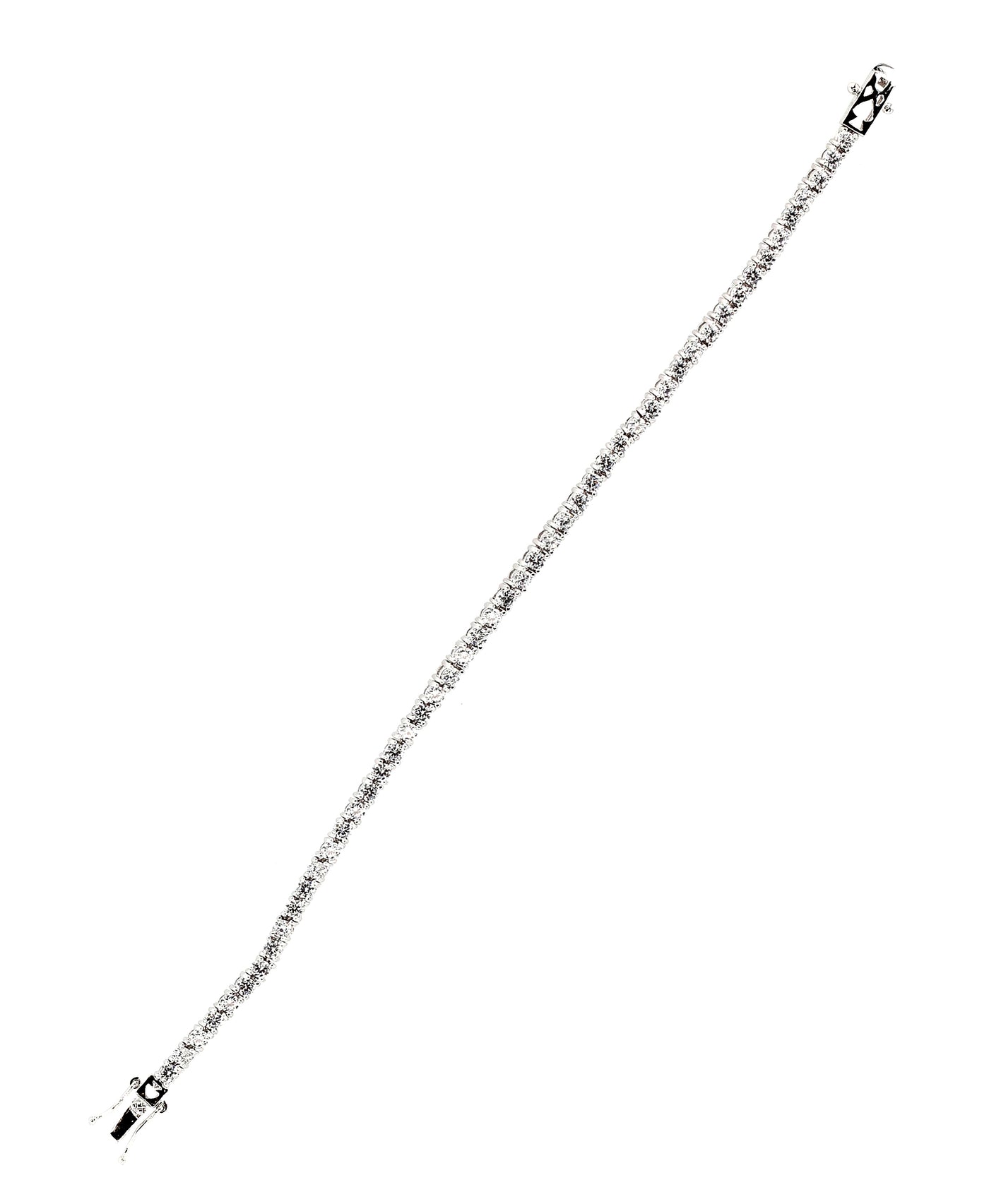 Men's Tennis Bracelet w/ 3mm Cubic Zirconia view 1