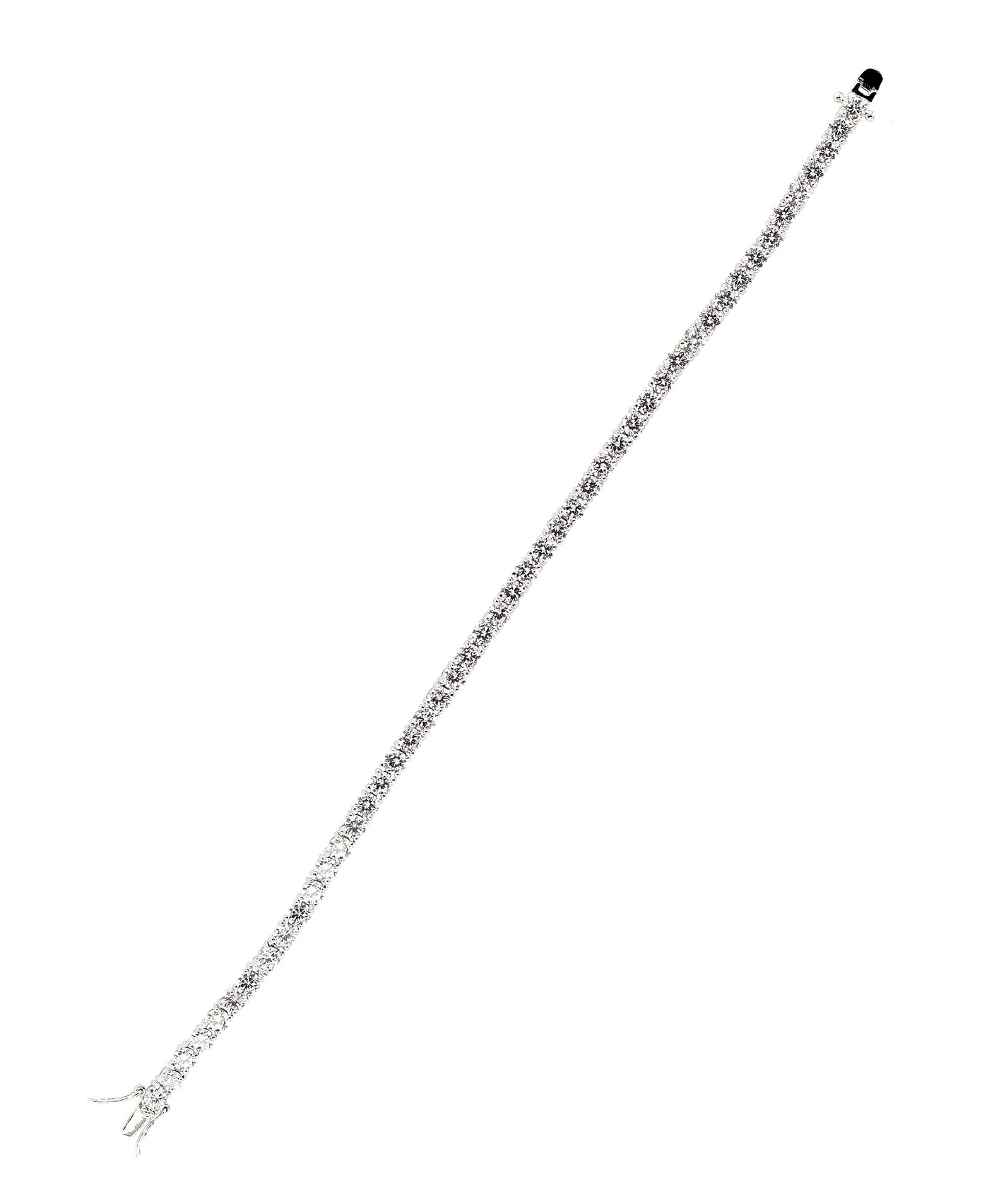 Men's Tennis Bracelet w/ 4mm Cubic Zirconia view 1