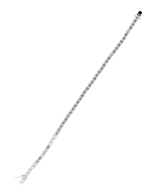 Men's Tennis Bracelet w/ 4mm Cubic Zirconia view 