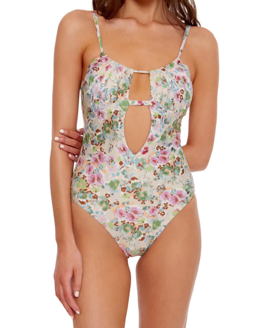 Floral One Piece Swimsuit view 