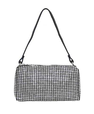 Rhinestone & Leather Evening Bag image 1