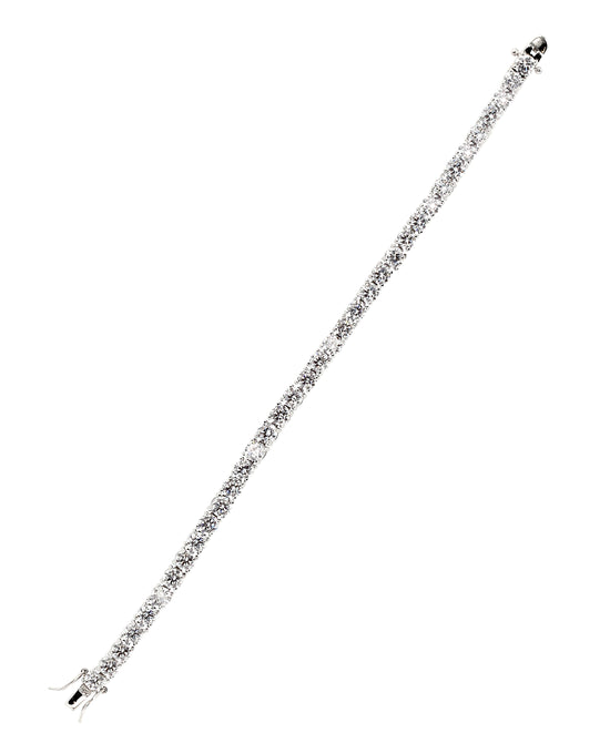 Men's Tennis Bracelet w/ 5mm Cubic Zirconia view 