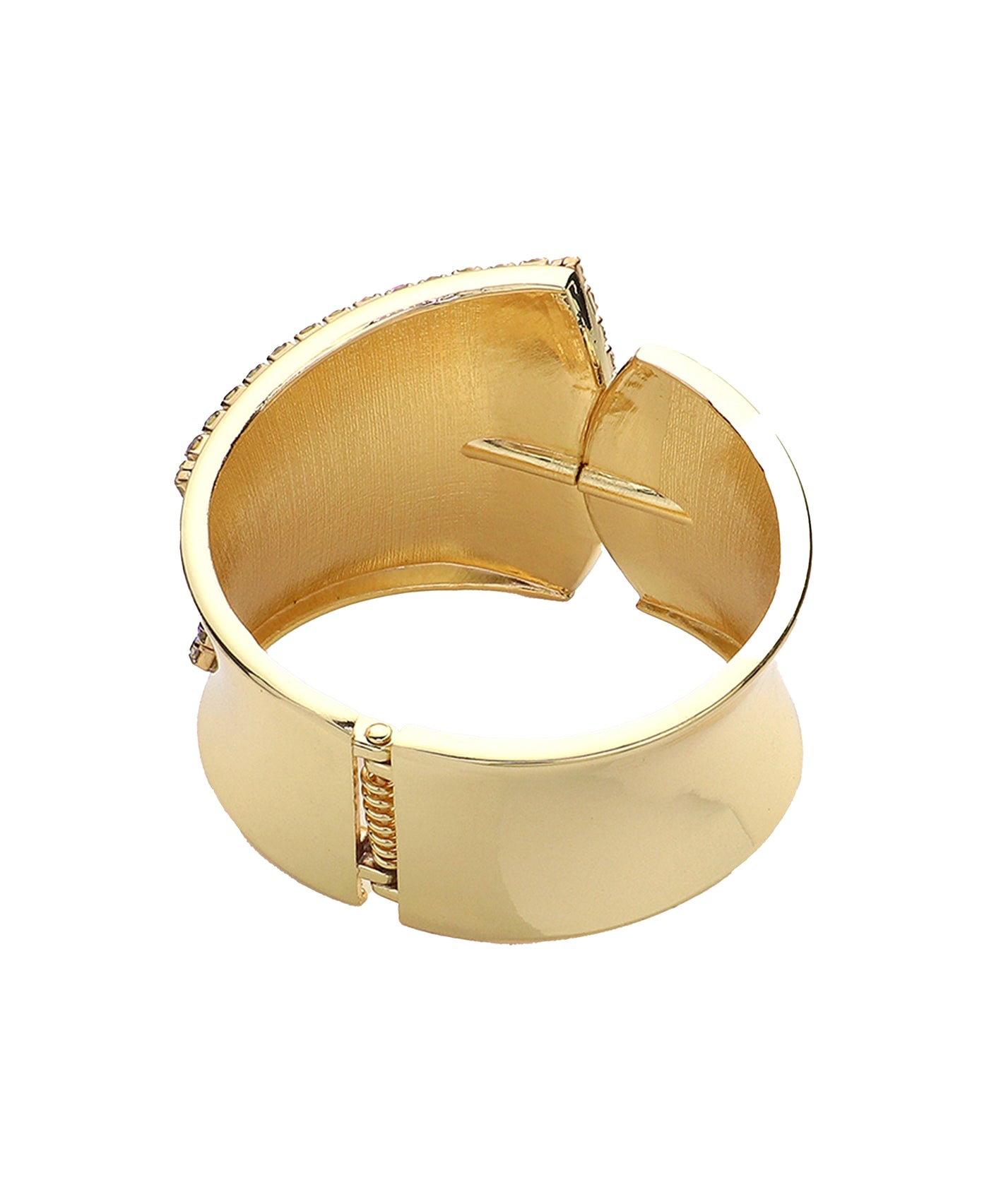 Oval Embellished Bangle Bracelet view 2