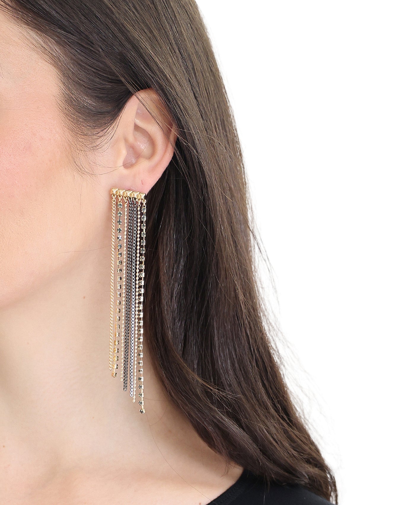 Statement Fringe Earrings view 1