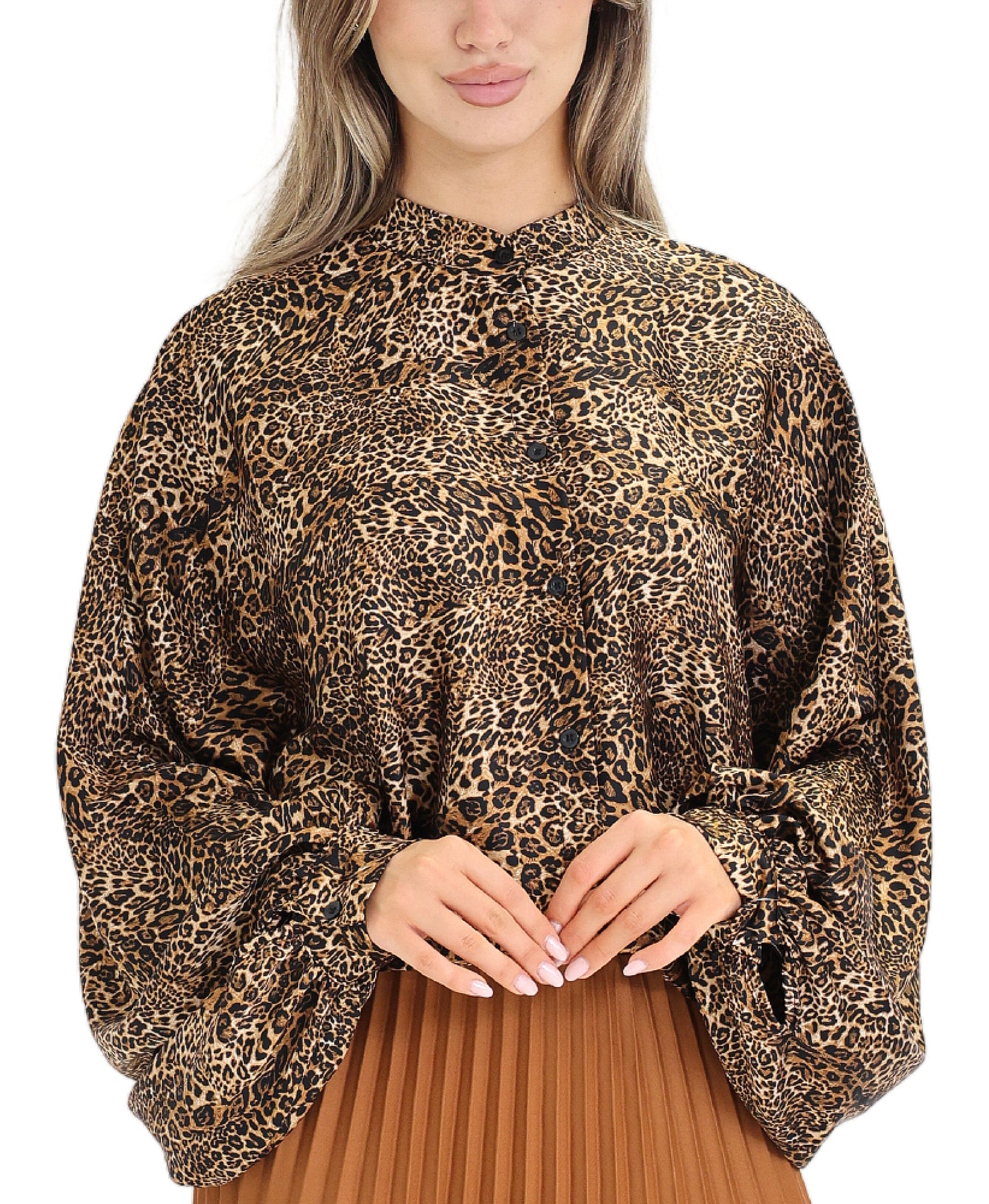 Leopard Print Blouse view 1