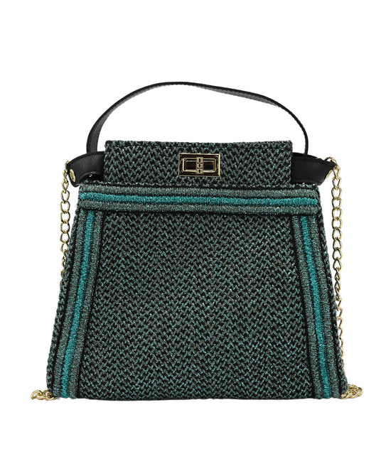 Metallic Mesh Handbag view 