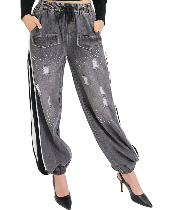 Crystal Jogger Jeans view 