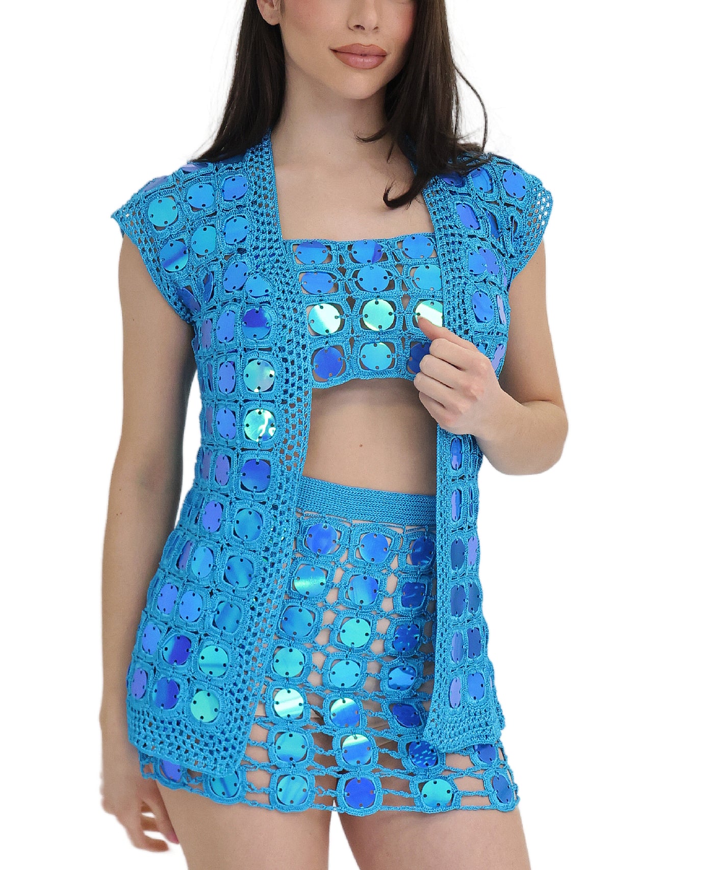 Sequin Vest view 1