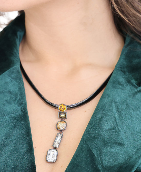 Stone Collar Necklace view 