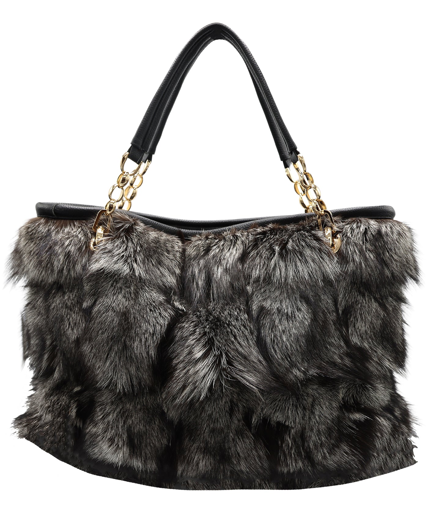 Large Fox Fur Handbag view 1