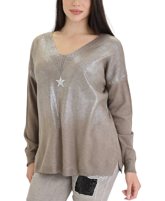 Shimmer Star Sweater view 