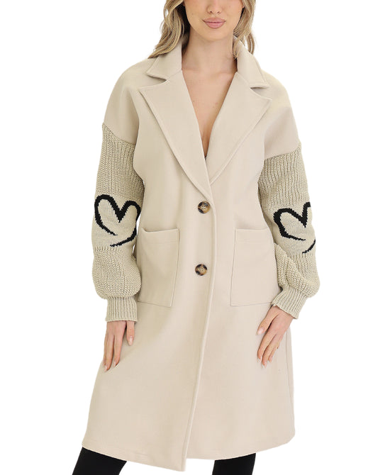 Heart Sweater Coat view 