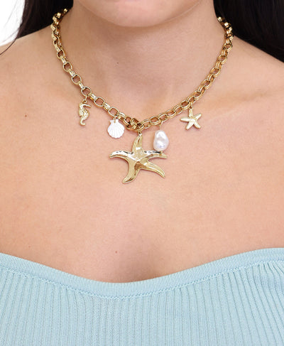 Starfish Charm Necklace image 1