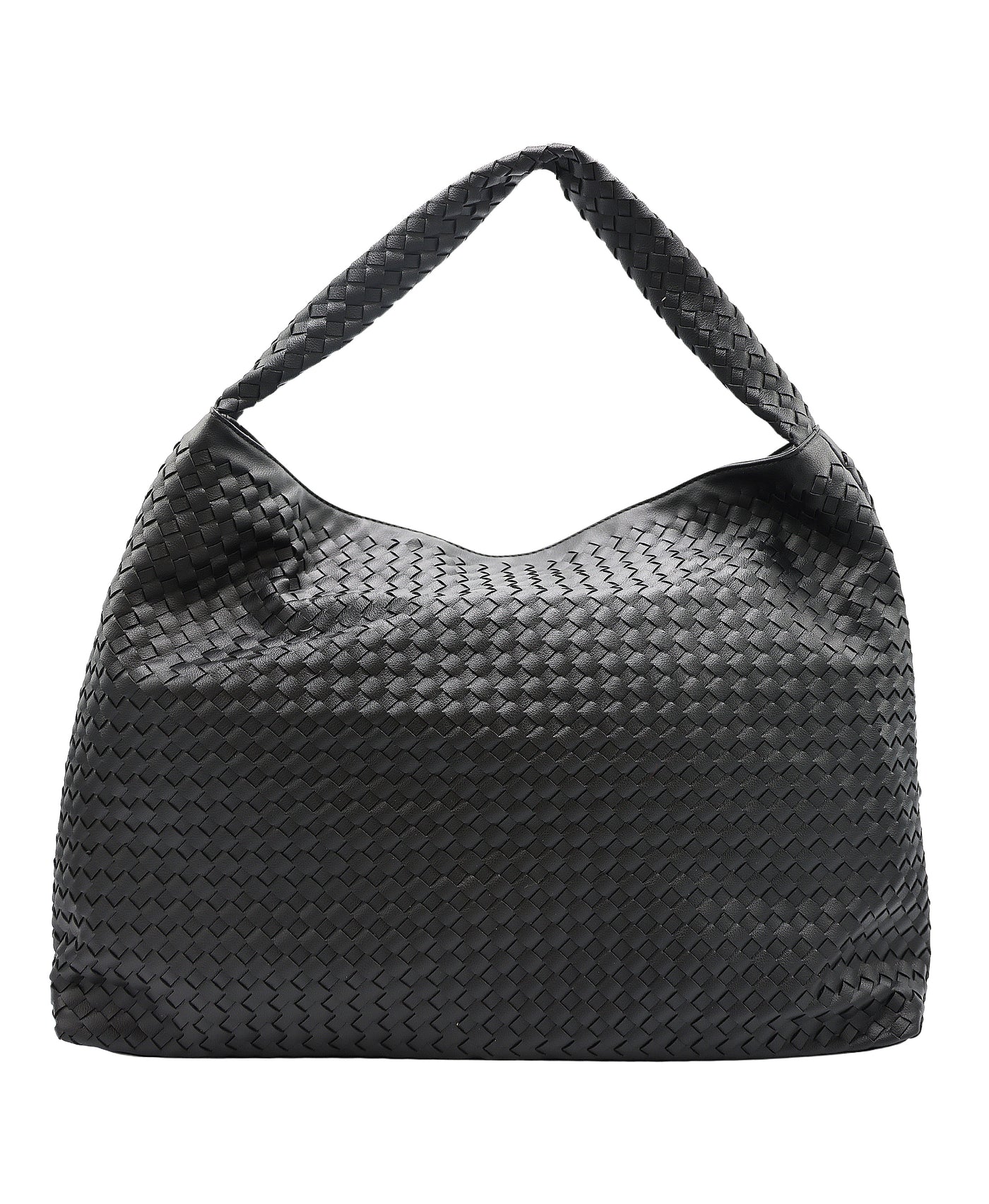 Large Woven Shoulder Bag view 1