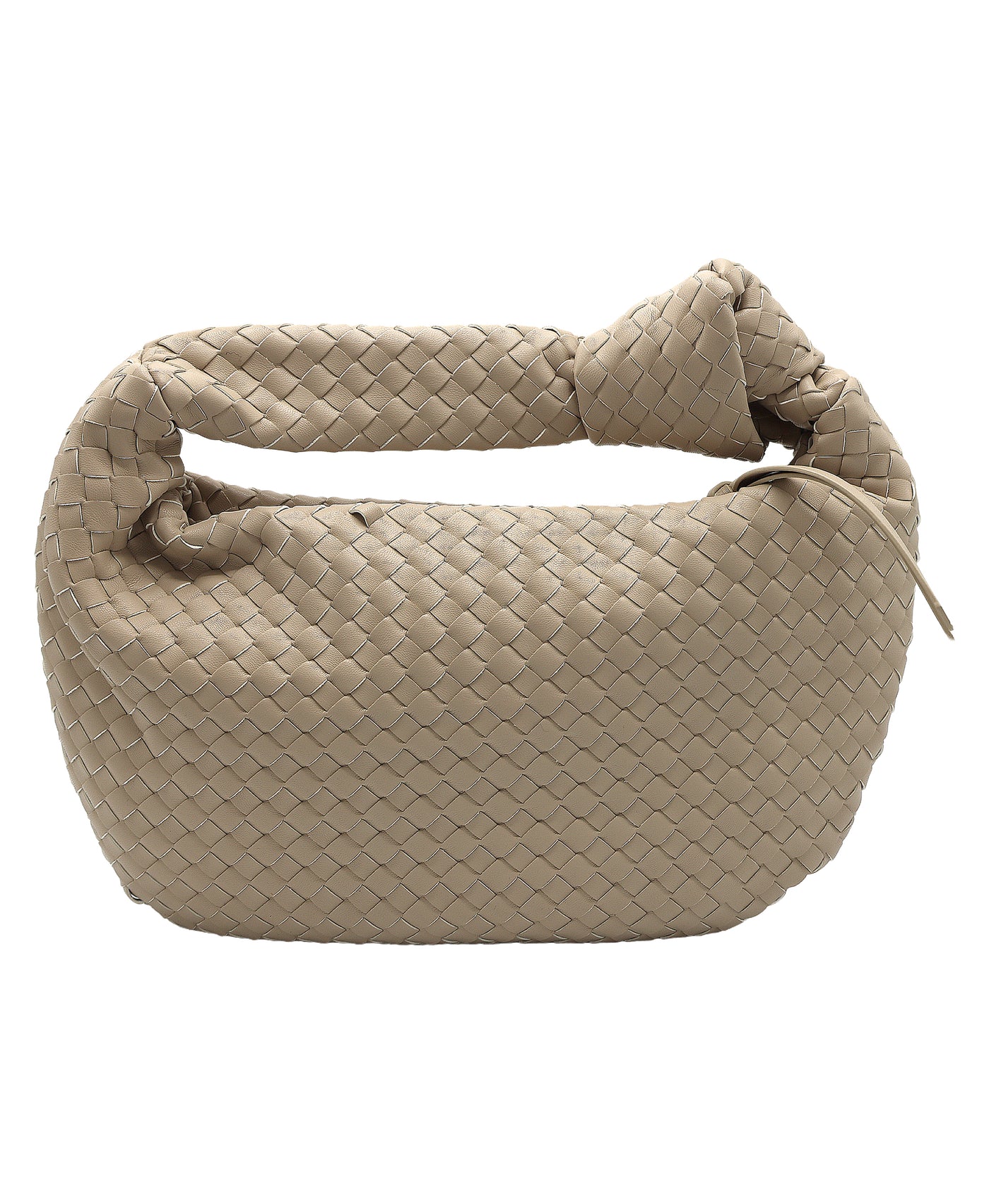 Woven Handbag w/ Knot Detail view 1