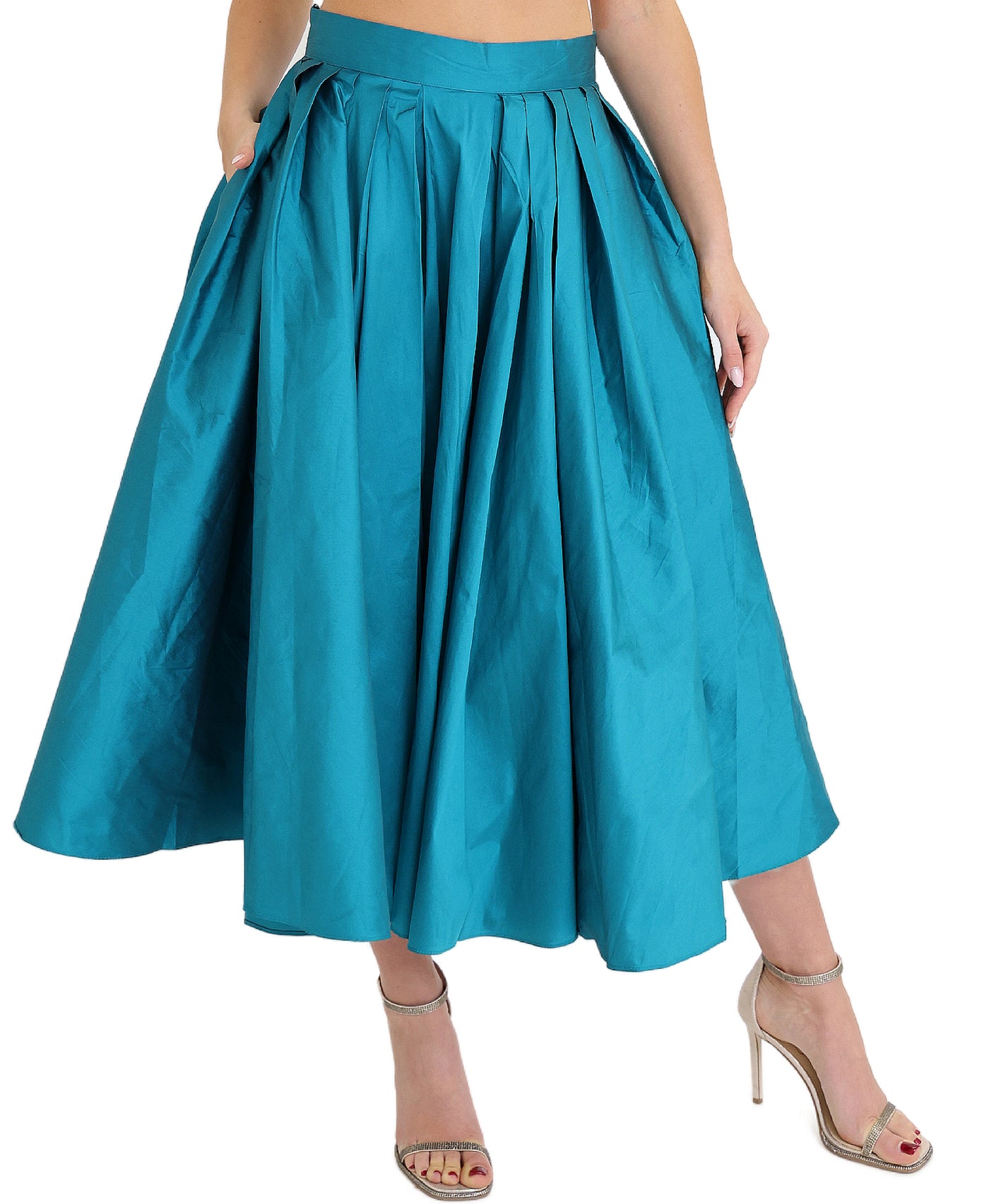 Solid Midi Skirt view 1