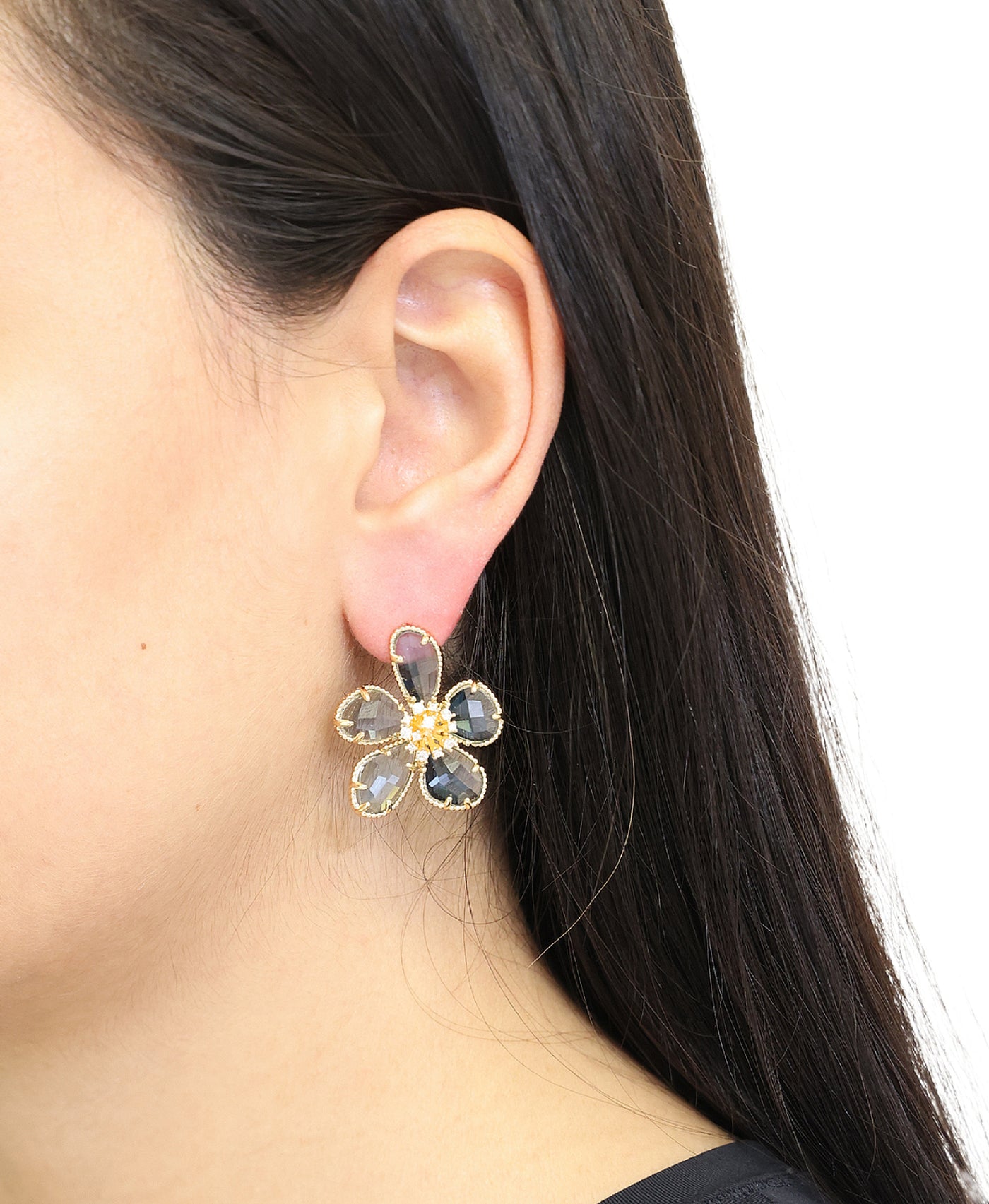 Flower Stud Earrings view 1