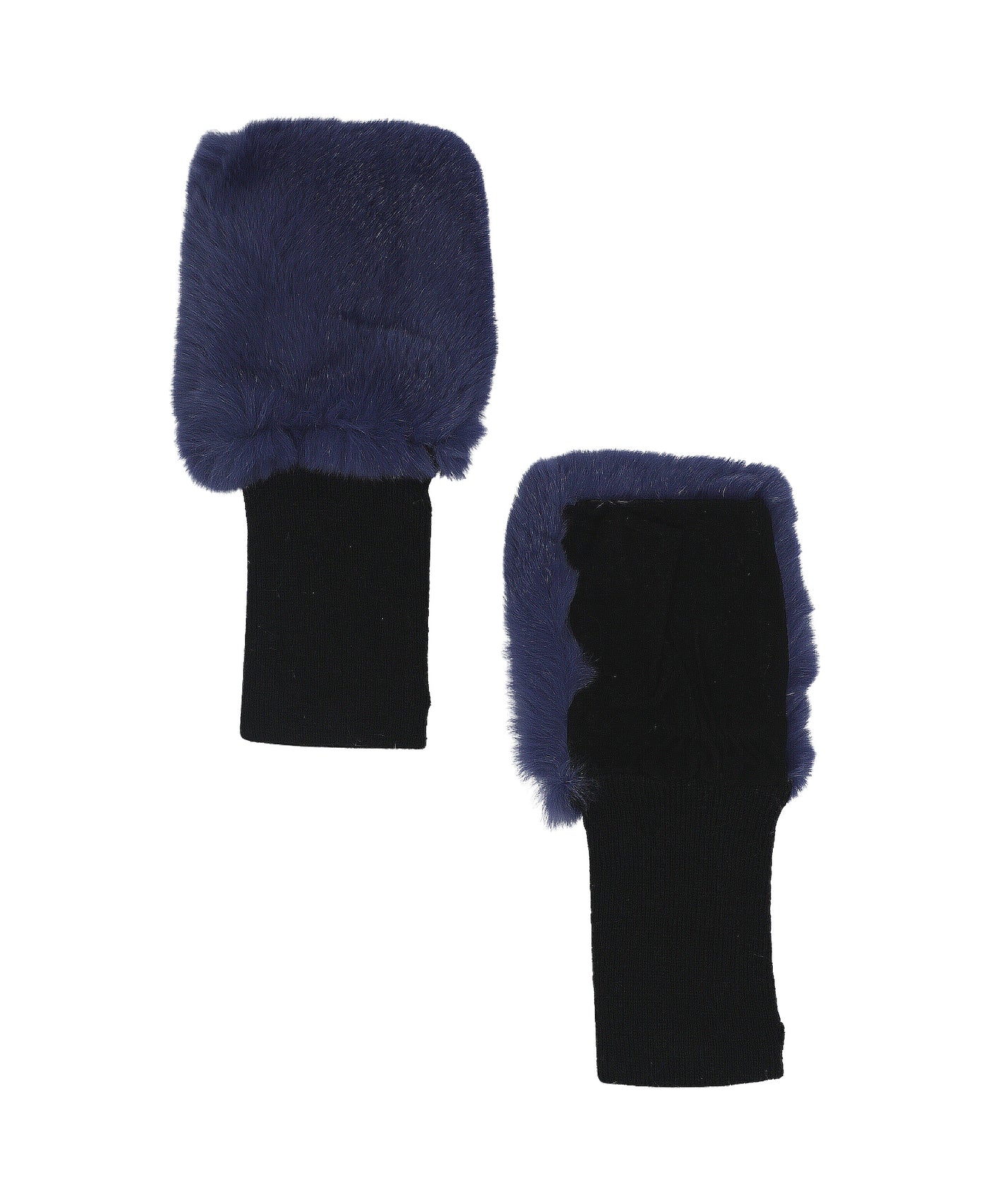 Fur Fingerless Gloves view 1