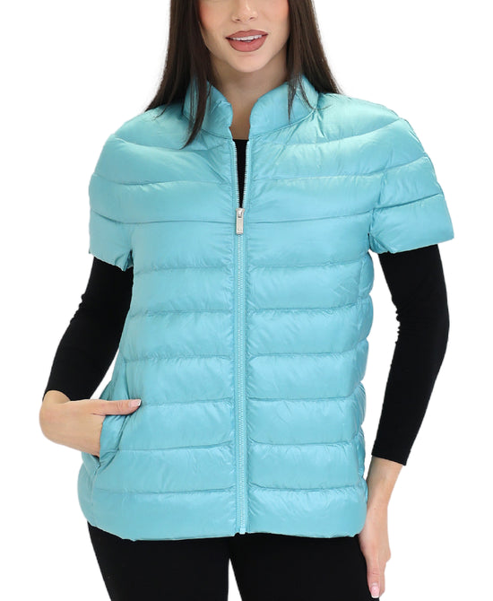 Short Sleeve Puffer Vest view 