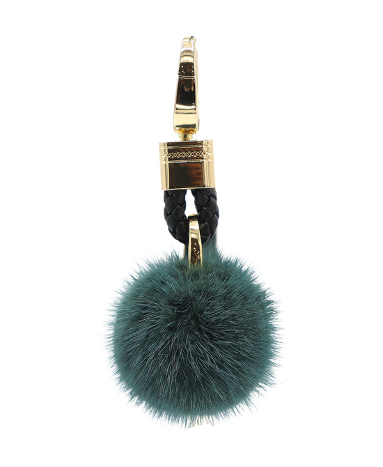 Fur Small Pom Keychain/Bag Charm view 