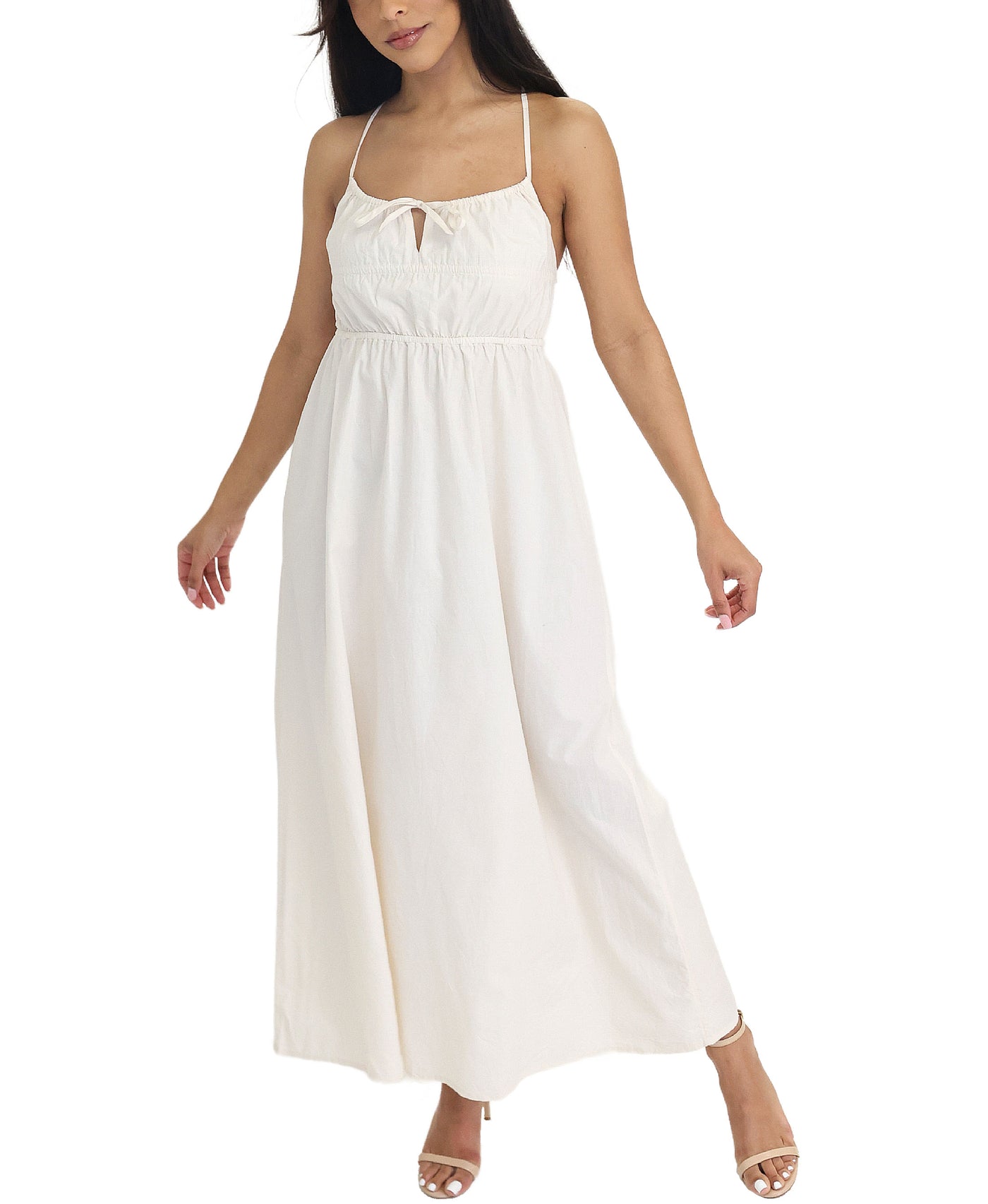 Poplin Maxi Dress view 1