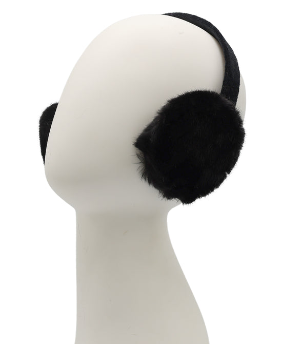 Mink Fur Earmuffs view 