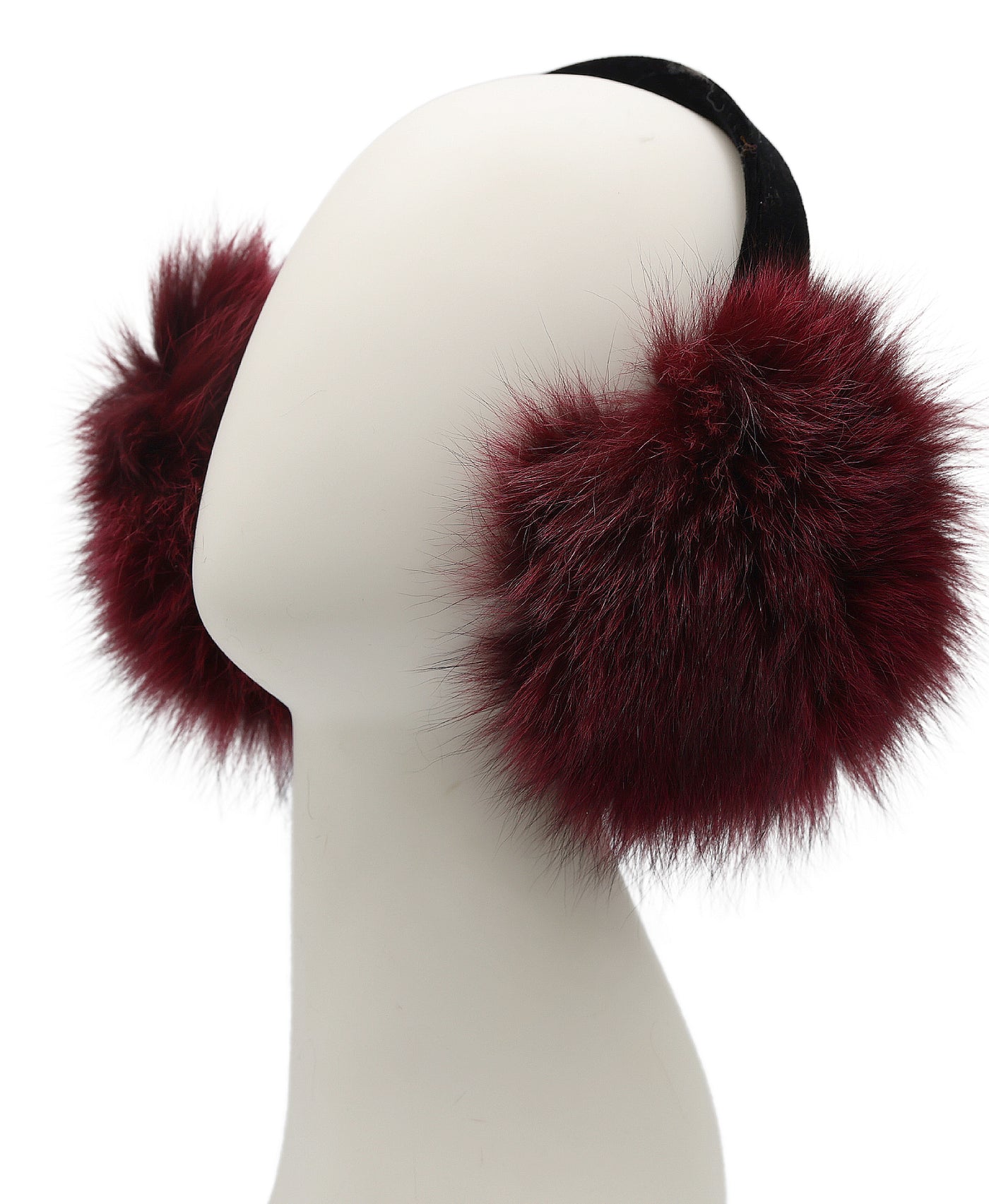 Fox Fur Earmuffs view 2