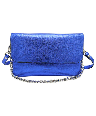 Metallic Leather Crossbody Bag image 1