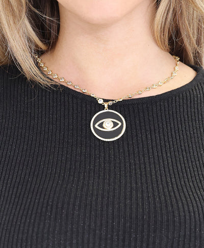 Evil Eye Pendant Necklace image 1