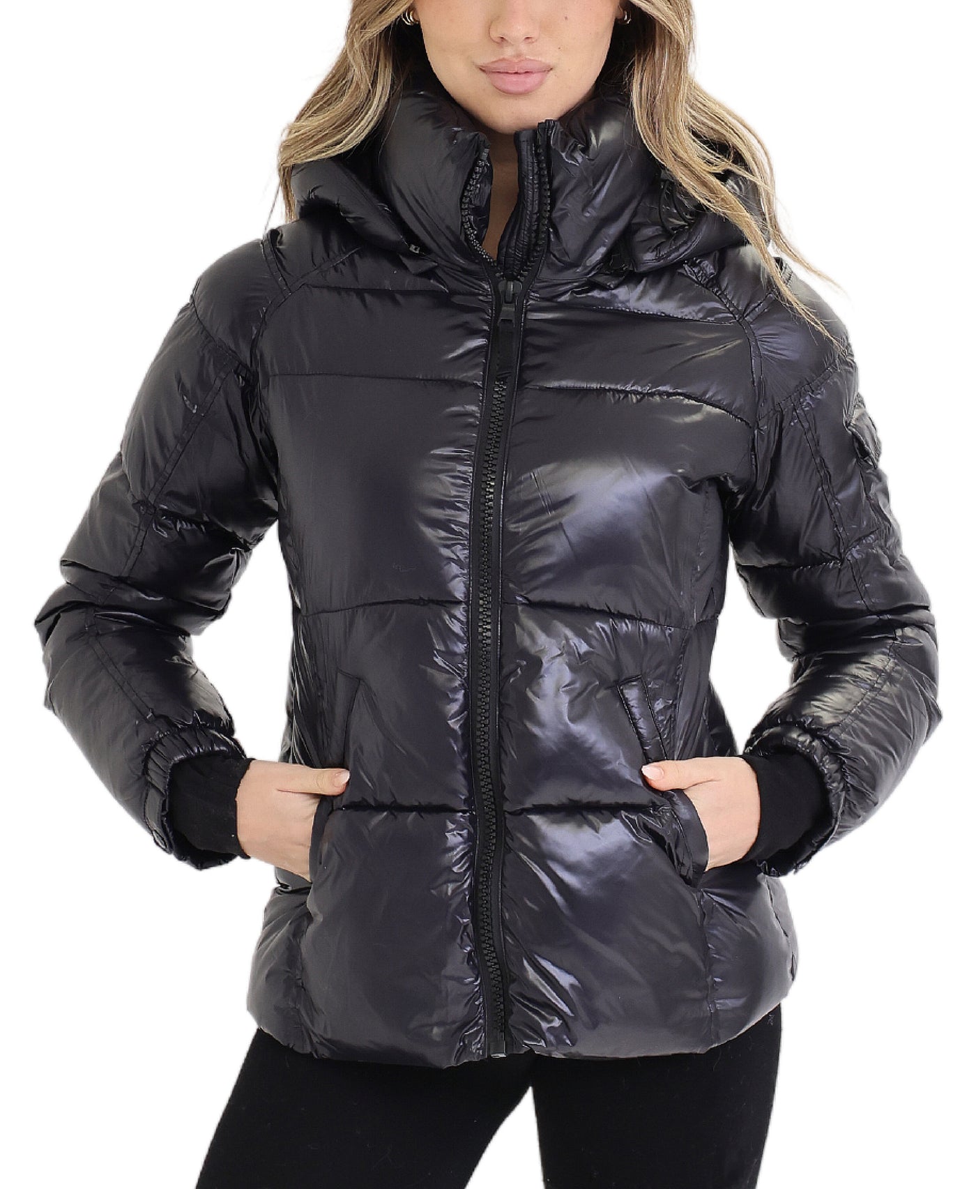 Hooded Puffer Jacket view 1