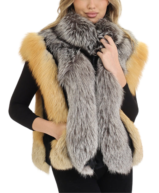 Fox Fur Vest view 