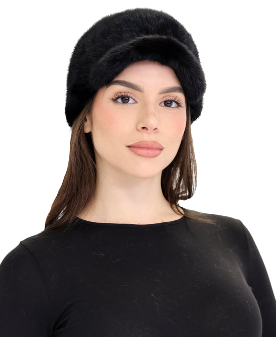 Mink Fur Cap view 