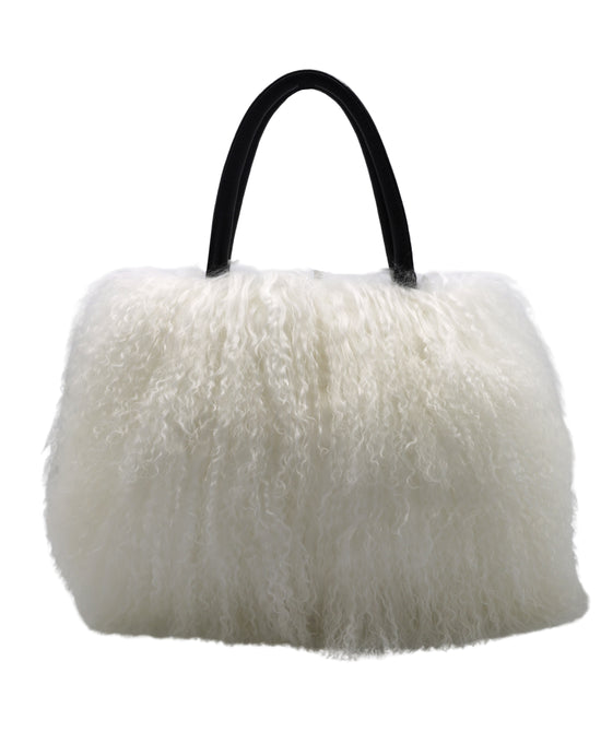 Mongolian Lamb Fur Handbag view 