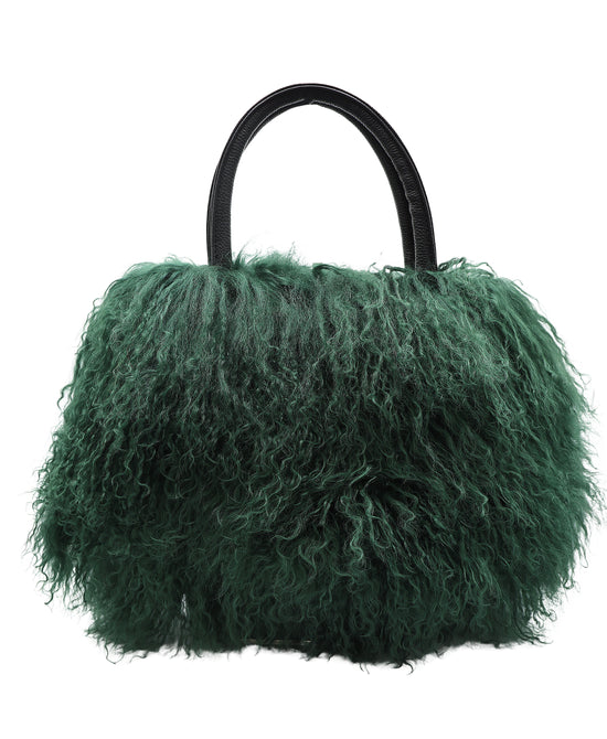 Mongolian Lamb Fur Handbag view 