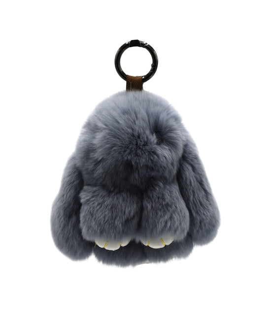 Rex Rabbit Fur Bag Charm/Key Chain view 