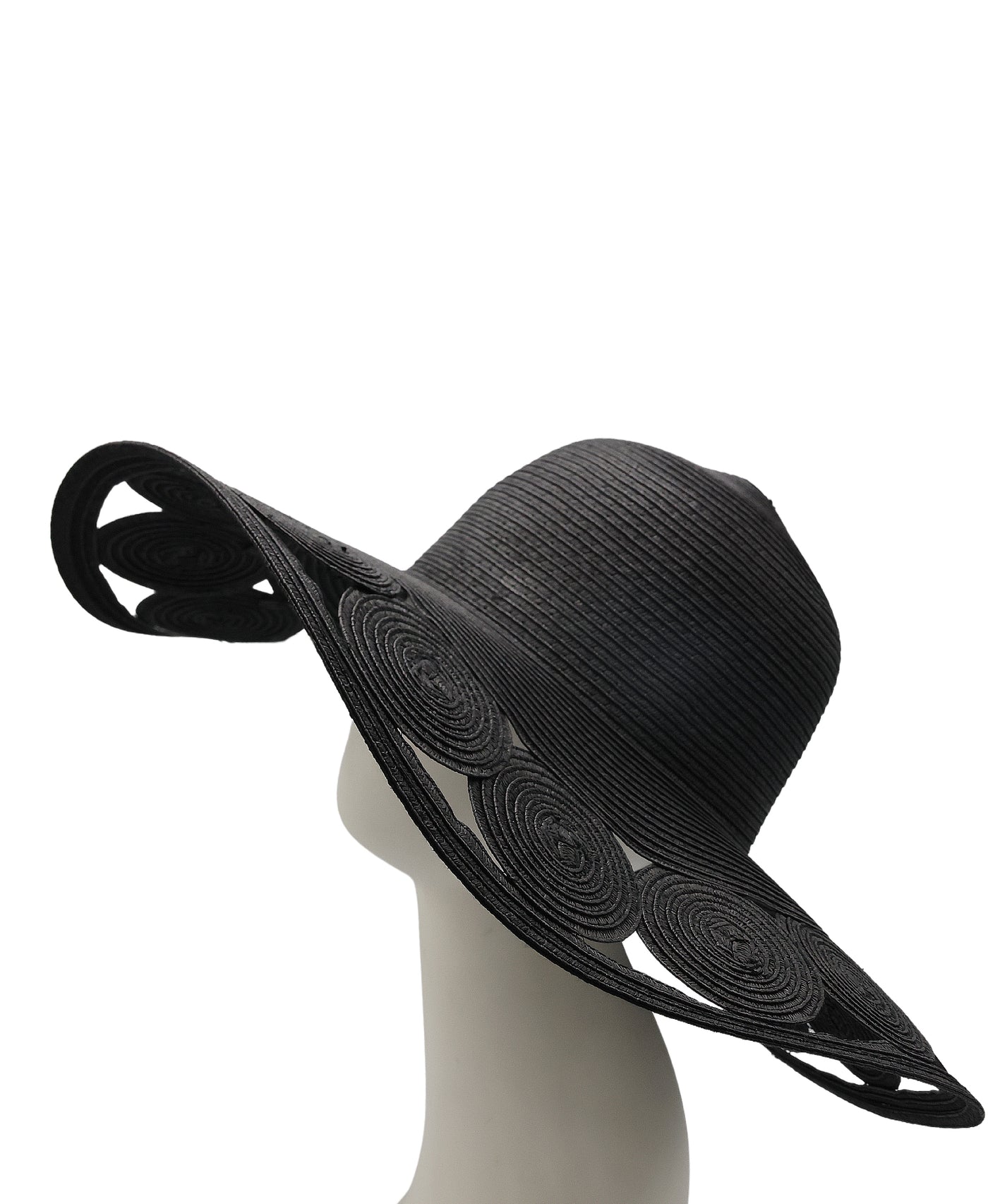 Floppy Straw Hat w/ Cutout Detail view 1