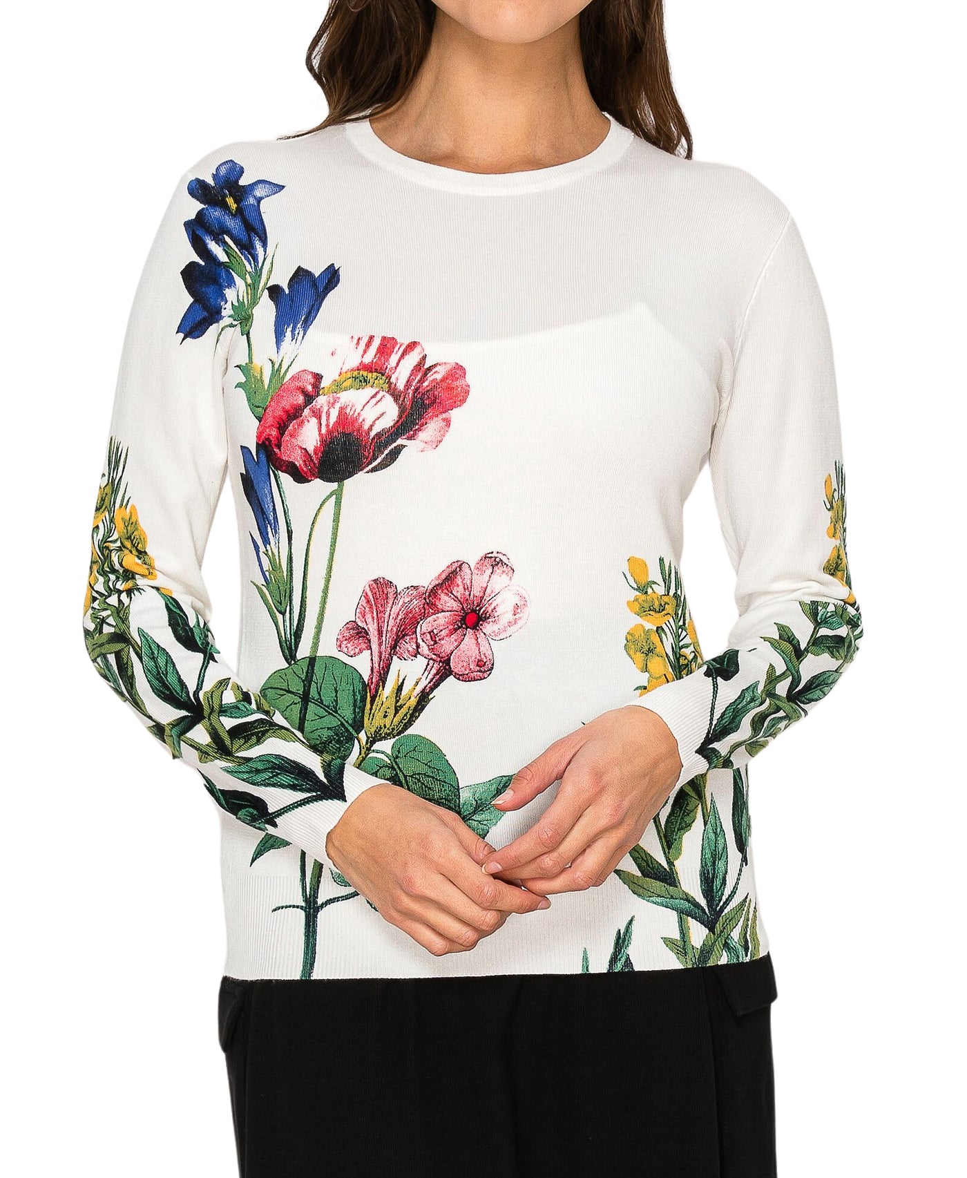 Floral Print Sweater view 1