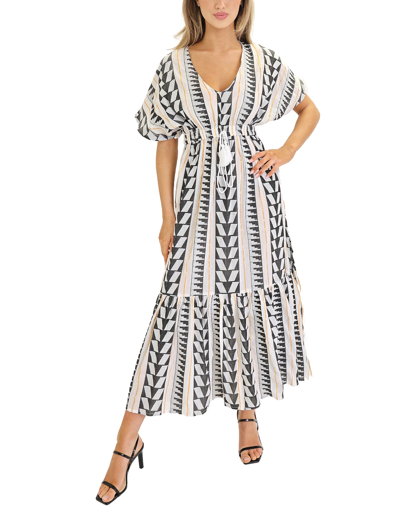 Printed Maxi Dress view 1