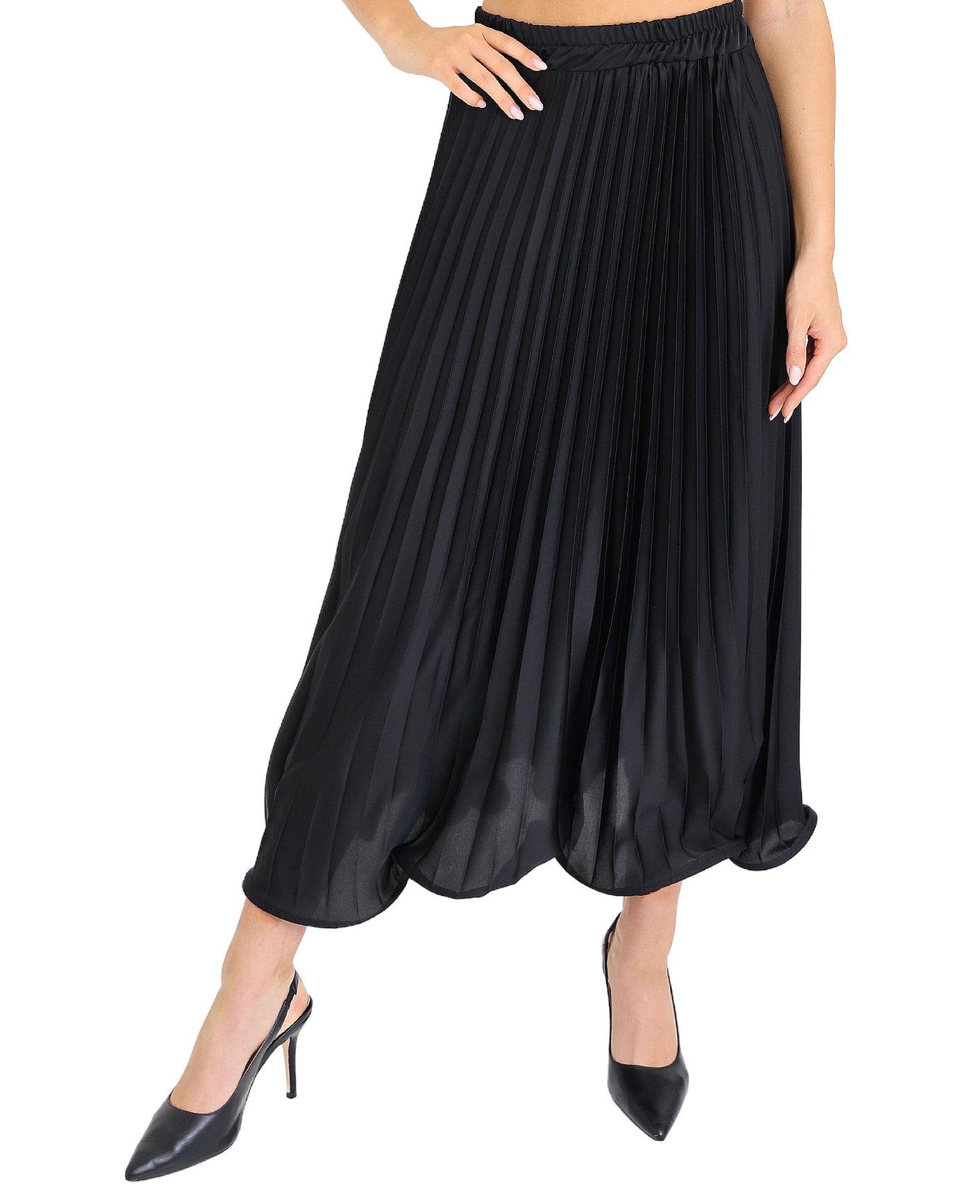 Pleated Midi Skirt view 1