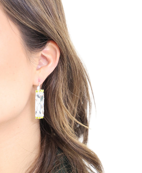 Rectangle Drop Earrings view 